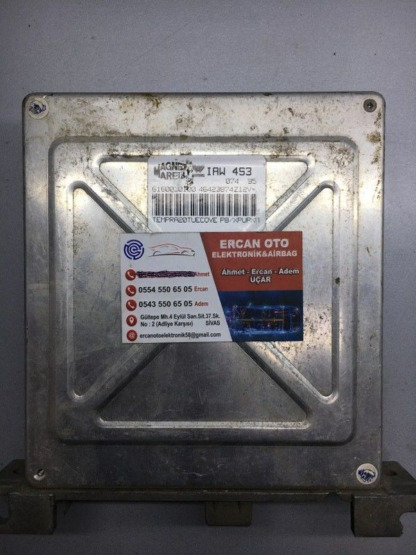 Fiat Tempra Tipo 2.0 8V Motor Beyni Magneti Marelli 6160030100 IAW 4S3 IAW4S3