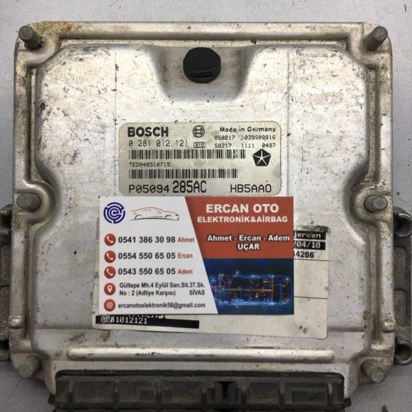 CHRYSLER VOYAGER 2.8 CRD BOSCH 0281012121, 0281012121, P05094285AE