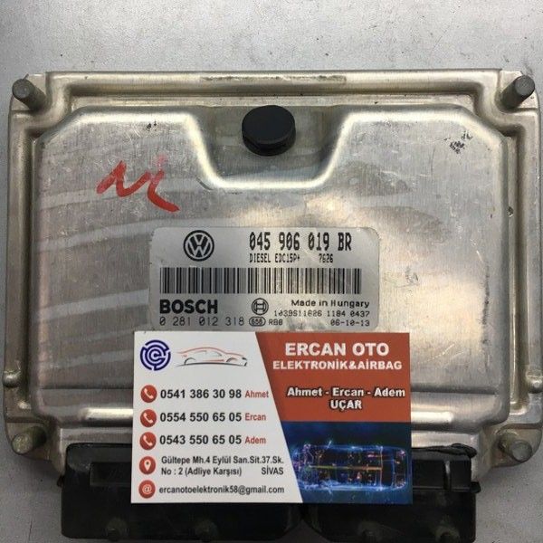 Seat Cordoba, Ibiza / Skoda Fabia 1.4 TDI, 0281012318, 0281012318, 045906019BR, 045906019 BR, EDC15P 