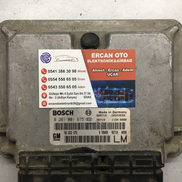 OPEL ASTRA VECTRA ZAFIRA 2.0 DTL BOSCH 0281001 675, 0281001675, GM 90562557 LM, 90562575LM, 90562575