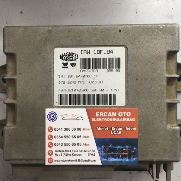 Fiat Palio 1.2 MPI Beyin Seti - ECU Kit Magneti Marelli 46534755 IAW 18F.B4 46518702