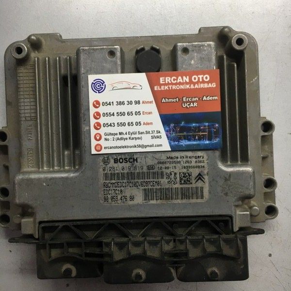 CITROEN C3 BOSCH 0281019 819, 0281019819, 98 059 476 80, 9805947680