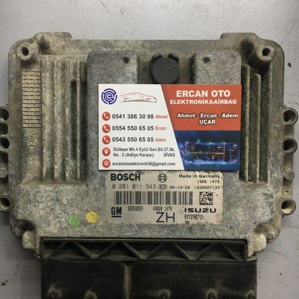 OPEL ASTRA H 1.7 CDTI Z17DTH BOSCH 0281011 943, 0281011943, GM 55 556 829 ZH, 55556829 ZH, ISUZU 8973785712, 1039S08853