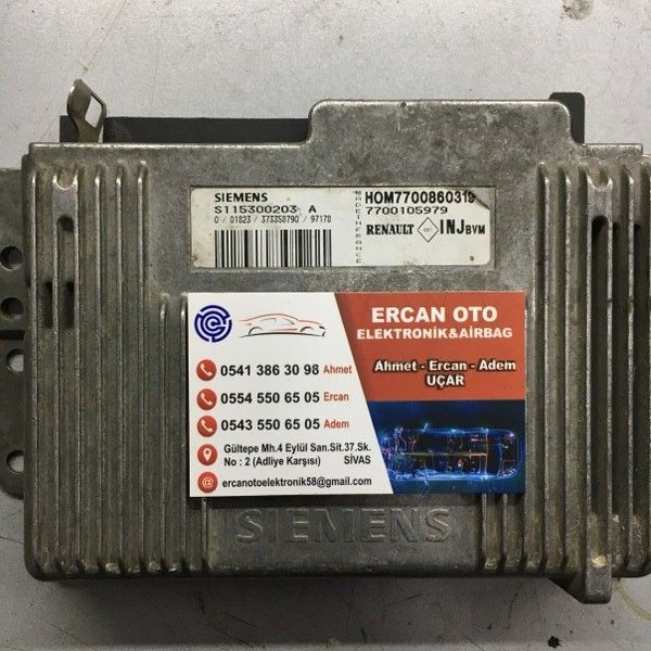 RENAULT MEGANE I SEMENS BENZNL MOTOR BEYN S105300103B HOM 7700860319