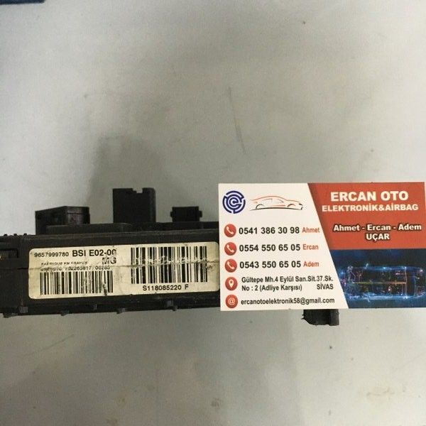 PEUGEOT 206-207 SGORTA KUTUSU 9657999780