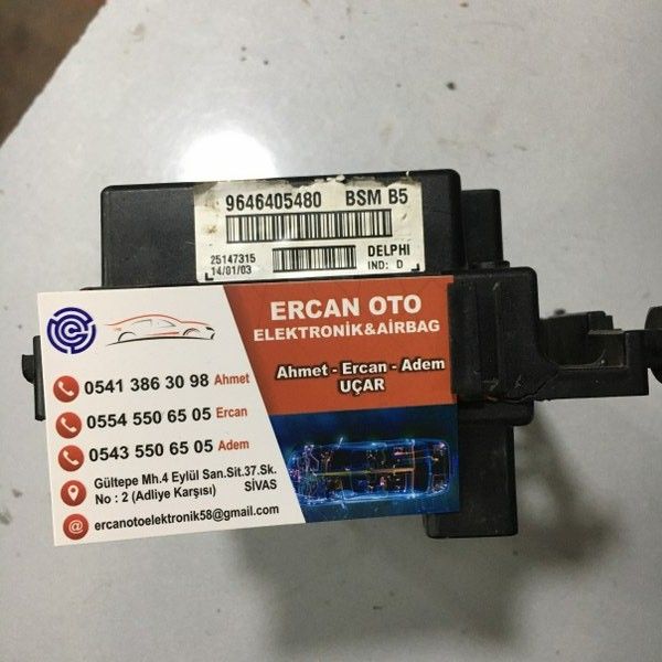 PEUGEOT 307 SGORTA KUTUSU 9646405480
