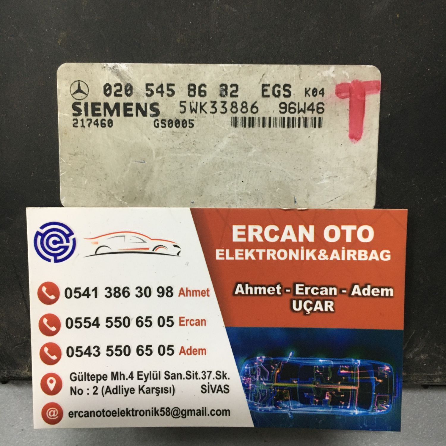 MERCEDES BENZ E-CLASS W211 OTOMATK DL KUTUSU KONTROL MODL NTES ECU A0325451432