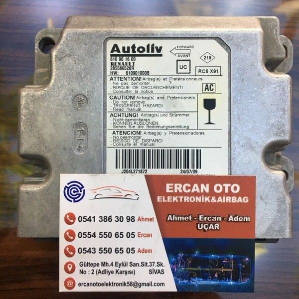 Laguna |||Airbag Beyini UC -  610 90 16 00 285586520R 
