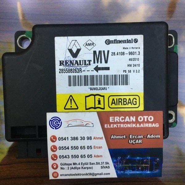 Latitude Airbag Beyni MV -  285586263R