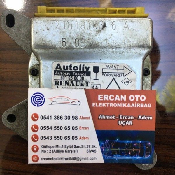 Hava Yast Laguna 2 Autoliv 601 95 88 00