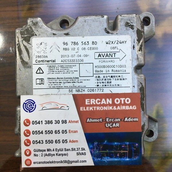 Peugeot 508 Airbag Beyni -  96786563 80 