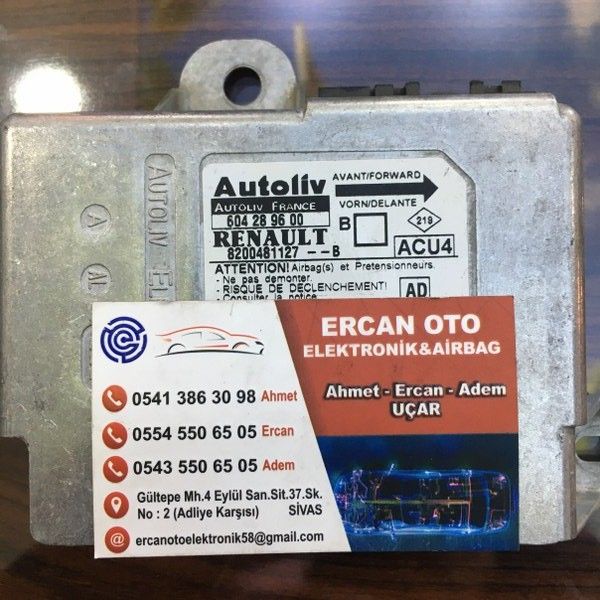 Renault Megane MK2 Airbag Beyni AD - 8200481127 - 604 28 96 00
