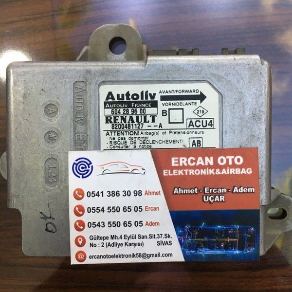 Renault Megane Airbag Beyni AB-  8200481127A 8200481127 A 604289600 604 28 96 00